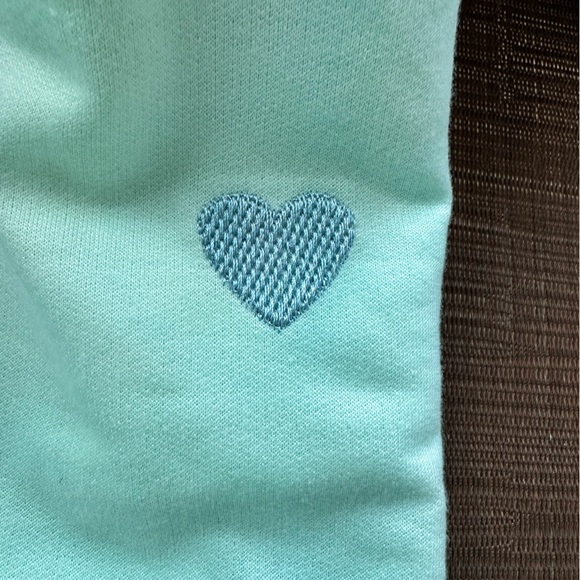 Aqua Tie-Dye Printed Heart Pants - Picture 7 of 8